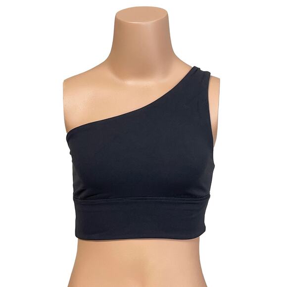 Lululemon Align Asymmetrical Bra Sz 8 S A/B New $58 Black Low Support Unpadded - Picture 1 of 14